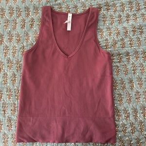 Athleta ribbed top- size small